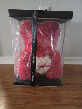 Red Rose Bear JUST FOR YOU